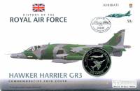 (2008) Монета Гибралтар 2008 год 1 крона "Hawker Harrier"  Медь-Никель  Буклет с маркой